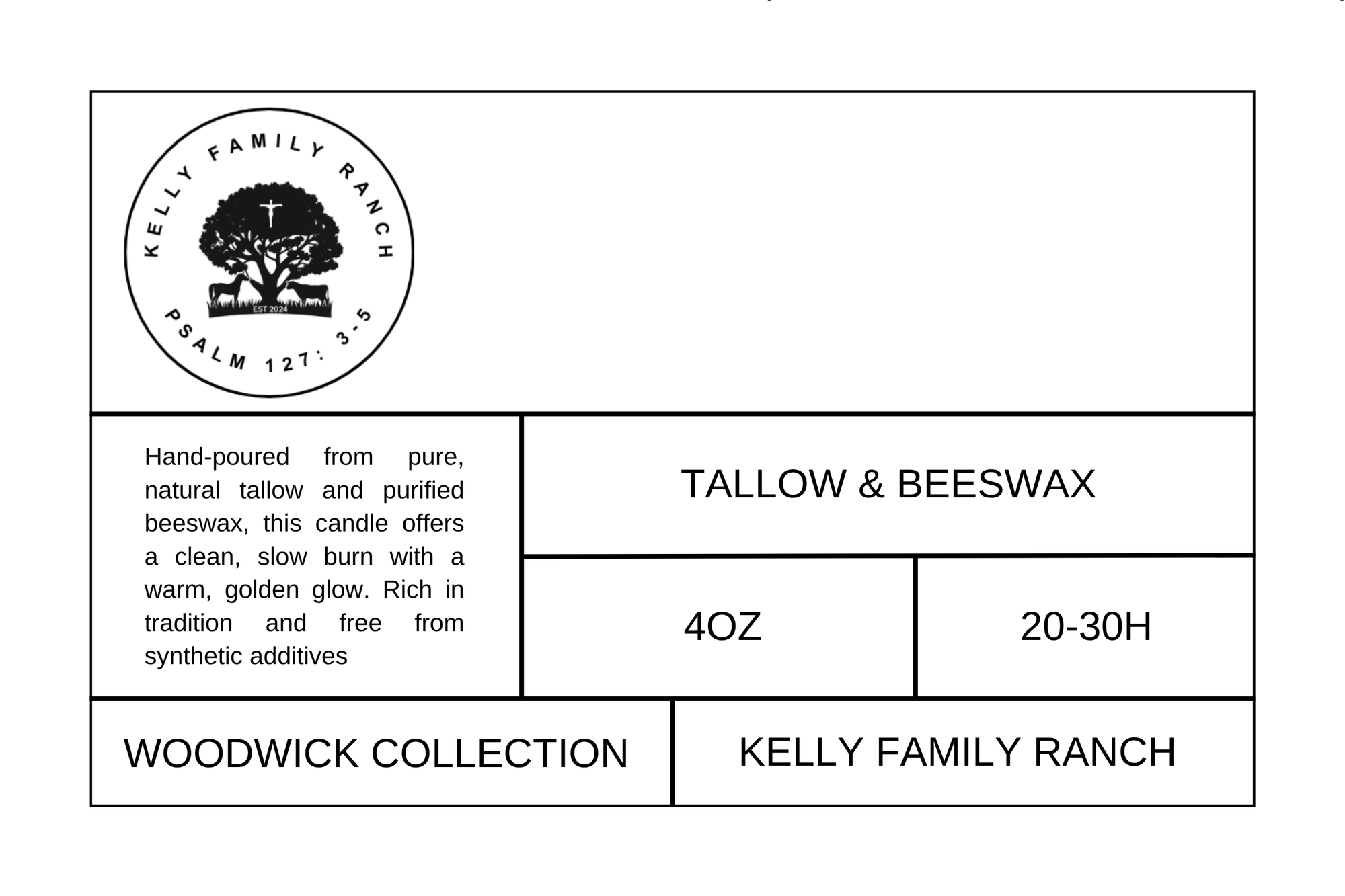 Woodwick Tallow Candles